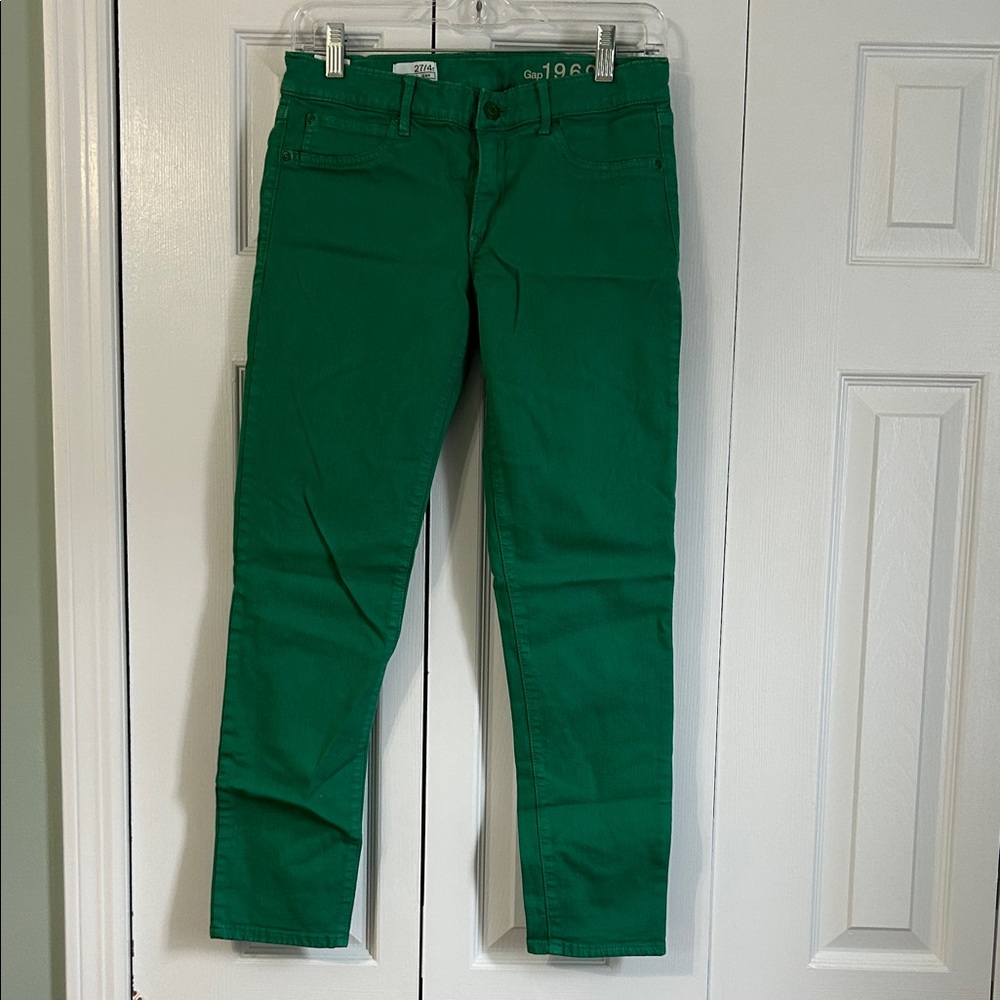 GAP Emerald Green Slim Jeans
